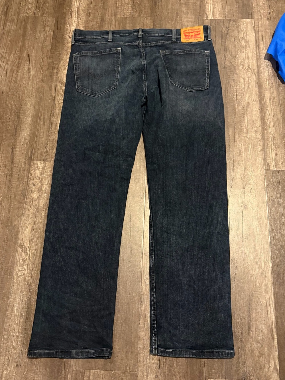 Levi's 505 Straight Dark Blue Jeans (TAGGED 38x32)